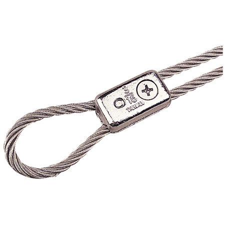 SEA-DOG Sea-Dog 091852-1 Chrome Plated Zinc Cable Clamp - 3/16" 091852-1